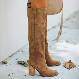 Vici Saint slouch tan boot